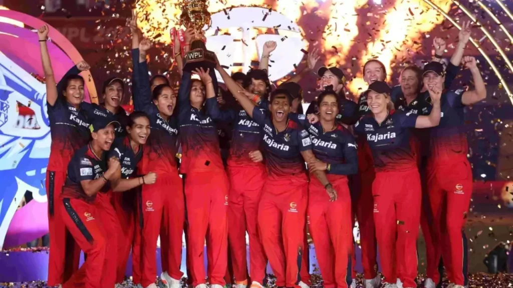 The victory of the Royal Challengers Bangalore (RCB) Women's team